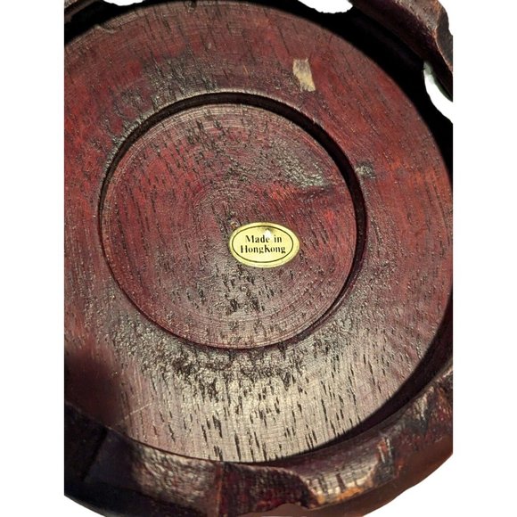 VTG Hong Kong Chinese Rosewood Display Stand Hand Crafted with Beautiful Details - Picture 4 of 4